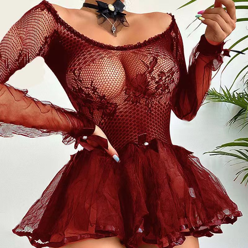 Pajama skirt underwear clothing suit for women