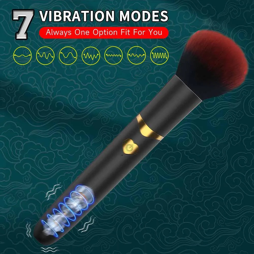 Discreet Makeup Brush 7 Mode Female Stimulator Sex Toy for Woman 18+