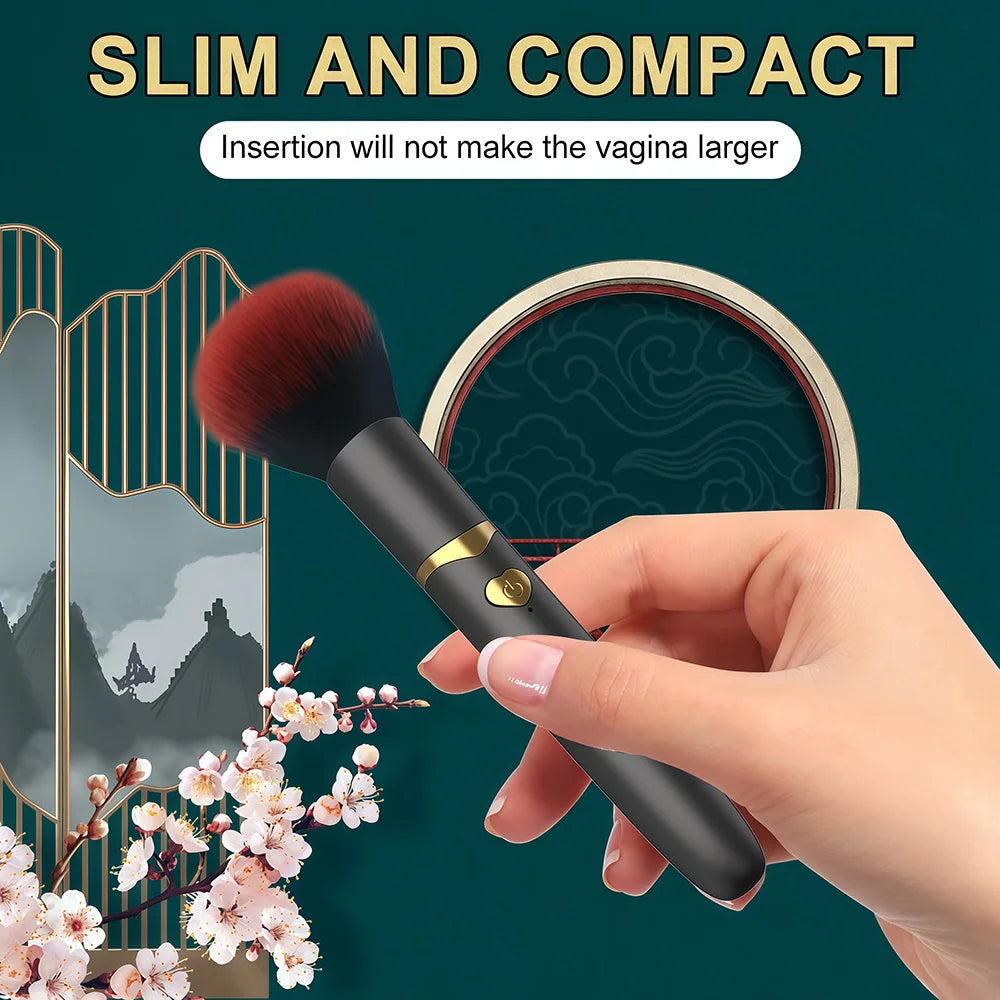 Discreet Makeup Brush 7 Mode Female Stimulator Sex Toy for Woman 18+